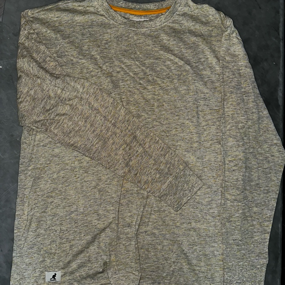 Men's Gray Long Sleeve Shirt